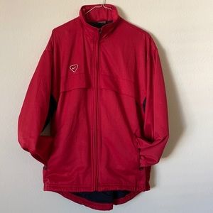 Red Nike drop cut jacket size:M
